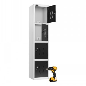 Probe Power Tool Charging Locker 4 Compartment